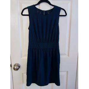 Navy French Connection Open-Back Dress